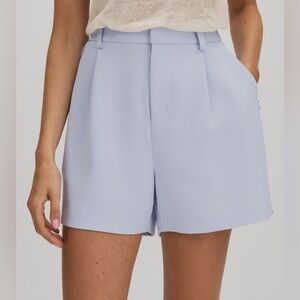 Good American High Waist Light Blue Shorts